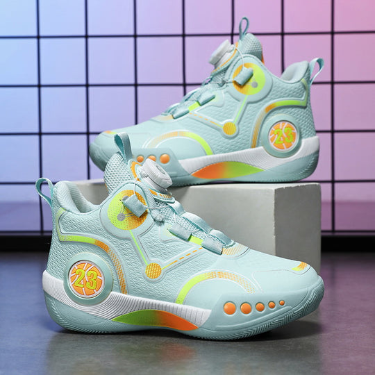 Unisex Futuristische City-Sneaker mit Drehmechanik-Verschluss, gepolsterter Fersenstütze und gedämpfter Wabensohle Shopy Nory