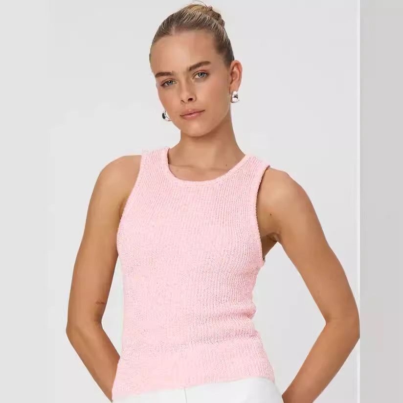 Damen Strickoberteil mit feiner Rippstruktur Shopnory