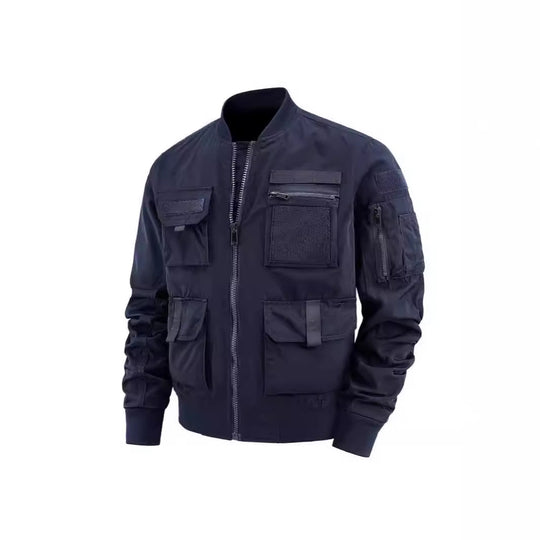 Herren taktische Bomberjacke mit Multi-Taschen und robustem Reißverschluss Shop Nory