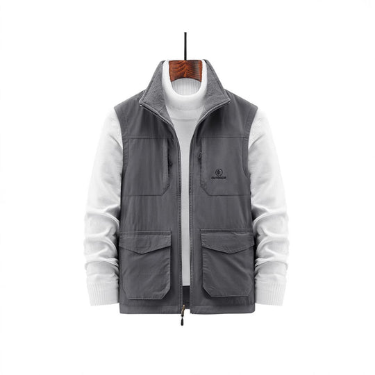 Herren Robuste Funktionsweste mit vielen Taschen Shop Nory