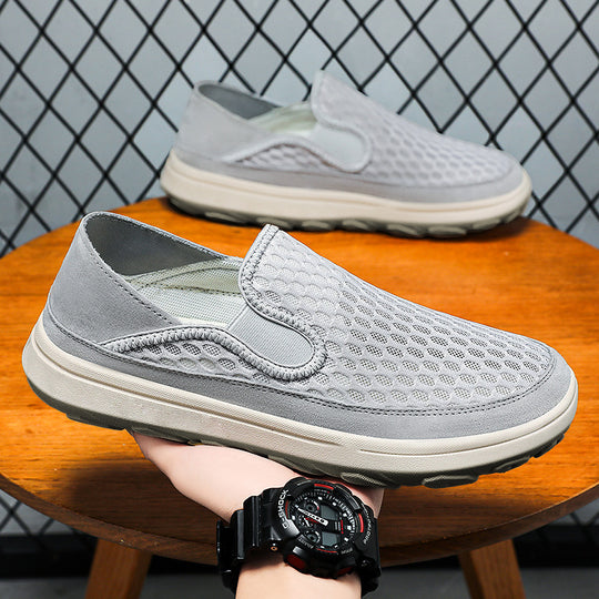 Herren nan atmungsaktiver Mesh-Slip-On Loafer mit elastischen Einsätzen und stoßdämpfender EVA-Sohle Shop Nory