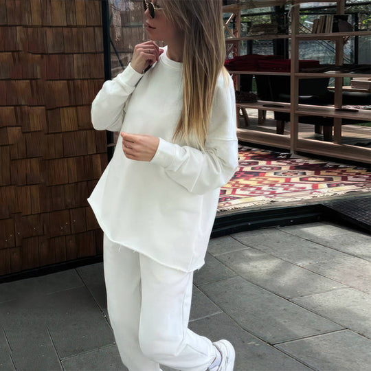 Damen kuscheliges oversized Sweatshirt und Jogginghose Set aus French Terry Shop Nory