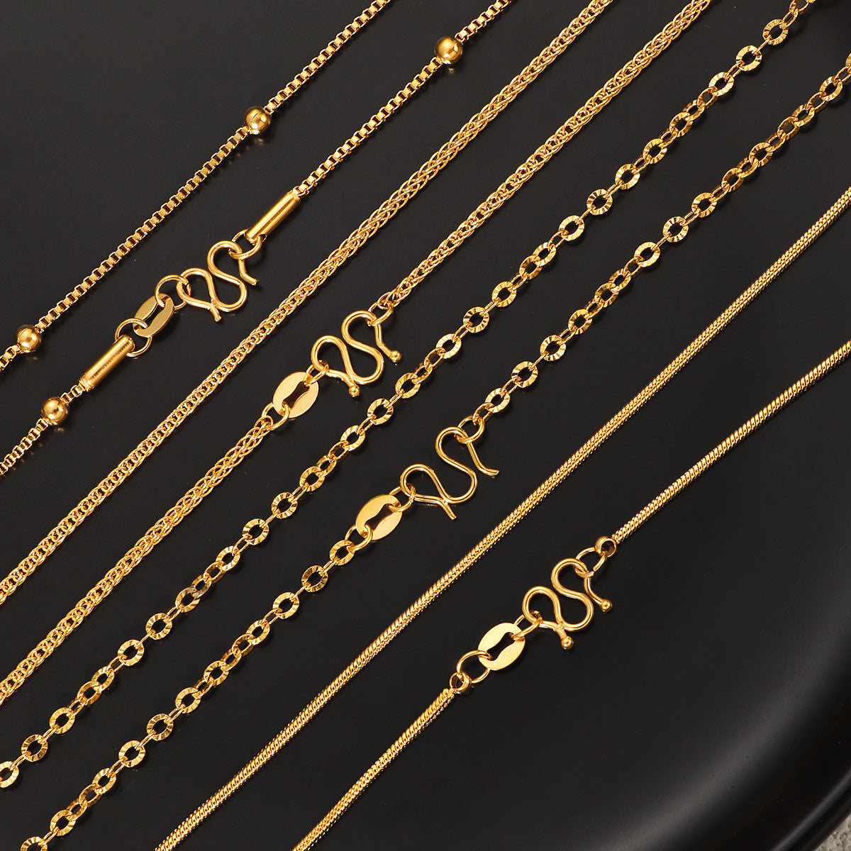 Damen filigrane Gliederkette mit elegantem Verschluss Shop Nory