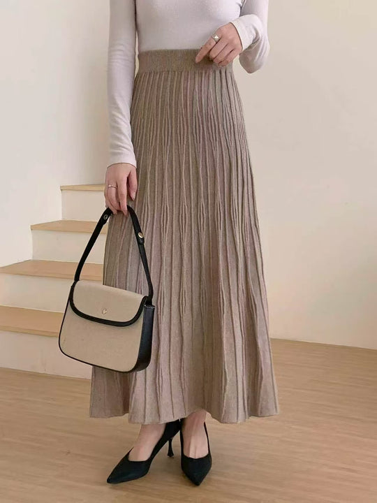 Damen Maxirock mit Plissee Shop Nory