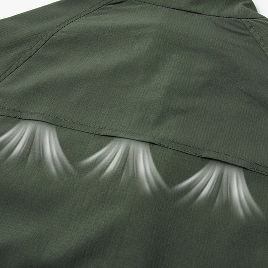 Herren leichte Outdoor-Jacke mit hohem Kragen Shop Nory
