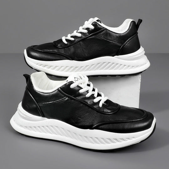 Damen Sneaker aus hochwertigem Leder mit dämpfender Sohle