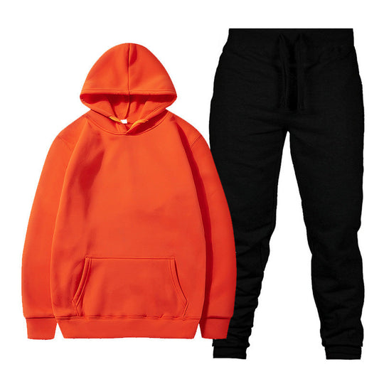 Unisex nan gemütliches Hoodie-Jogginganzug-Set mit Kängurutasche, elastischem Tunnelzugbund und gerippten Bündchen Shop Nory