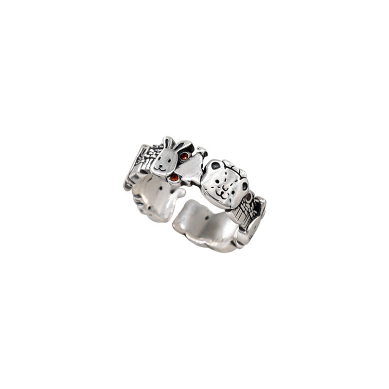 Damen Offener Ring mit inspirierendem Schriftzug und elegantem Design Shop Nory