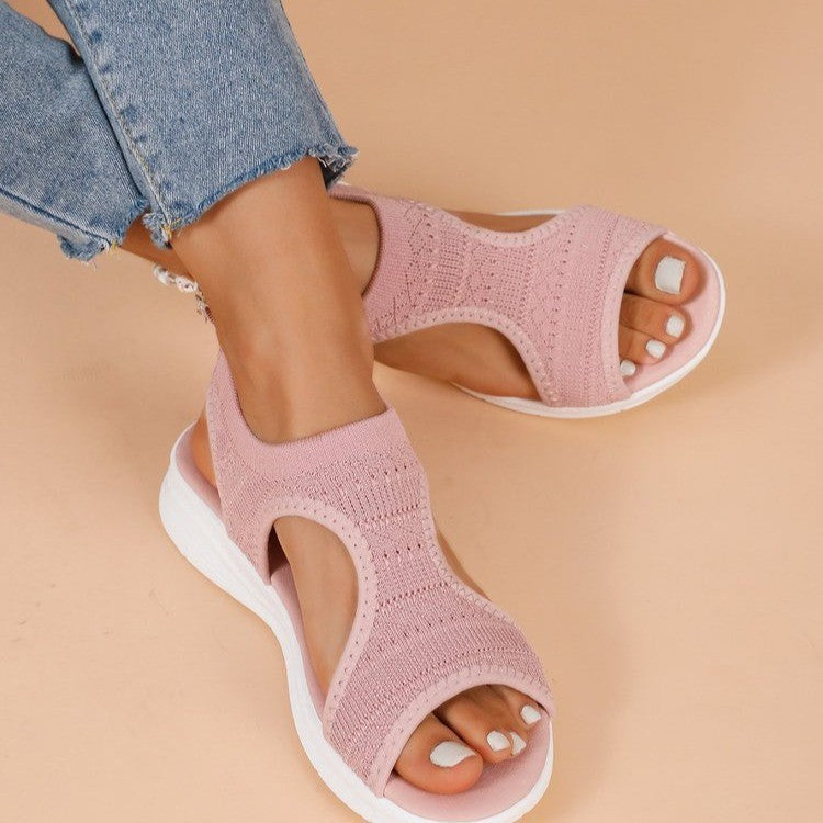 Damen Atmungsaktive Sandalen mit elastischem Tragekomfort