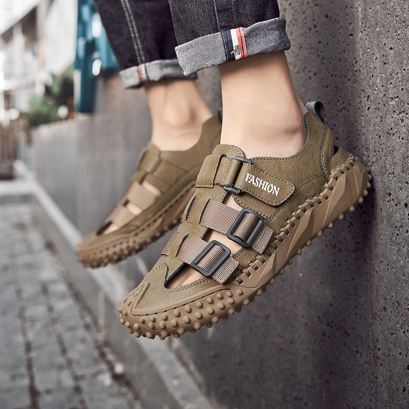 Herren Sportliche Freizeitsandalen mit verstellbaren Riemen und rutschfester Sohle Shopnory