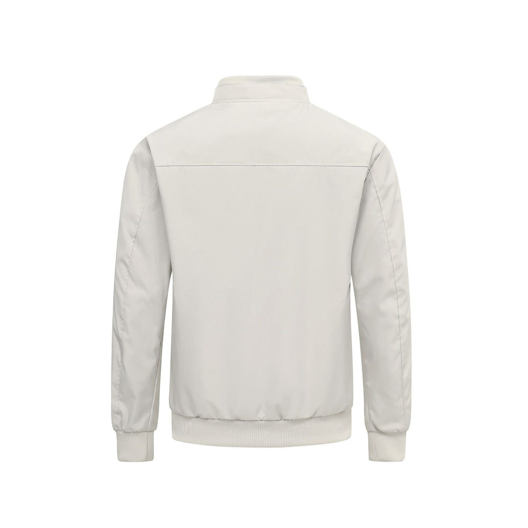 Herren Leichter Nylon-Bomber mit Rippbündchen Stehkragen und atmungsaktivem Meshfutter Shop Nory