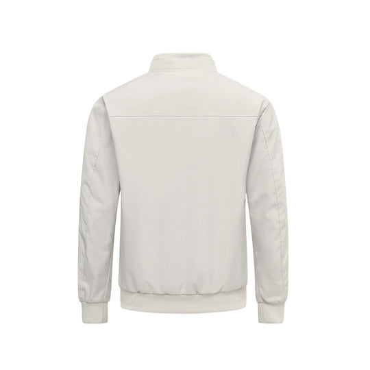 Herren Leichter Nylon-Bomber mit Rippbündchen Stehkragen und atmungsaktivem Meshfutter Shop Nory