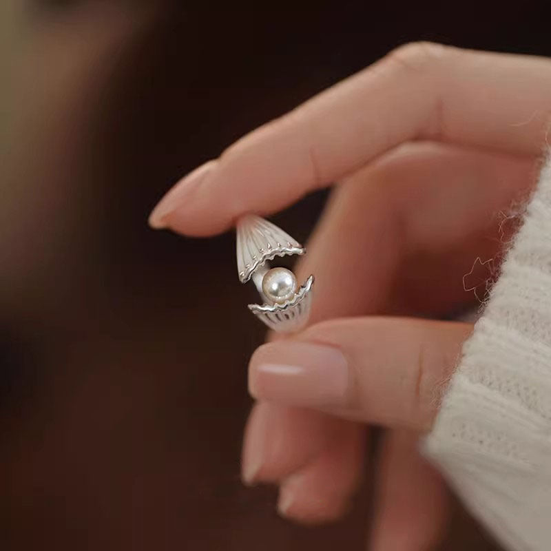 Damen Eleganter Ring mit kunstvoller Perlenapplikation Shop Nory