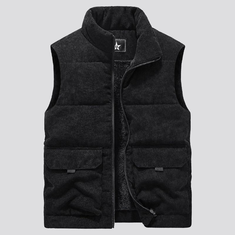 Herren Warme Steppweste mit praktischen Taschen Shop Nory