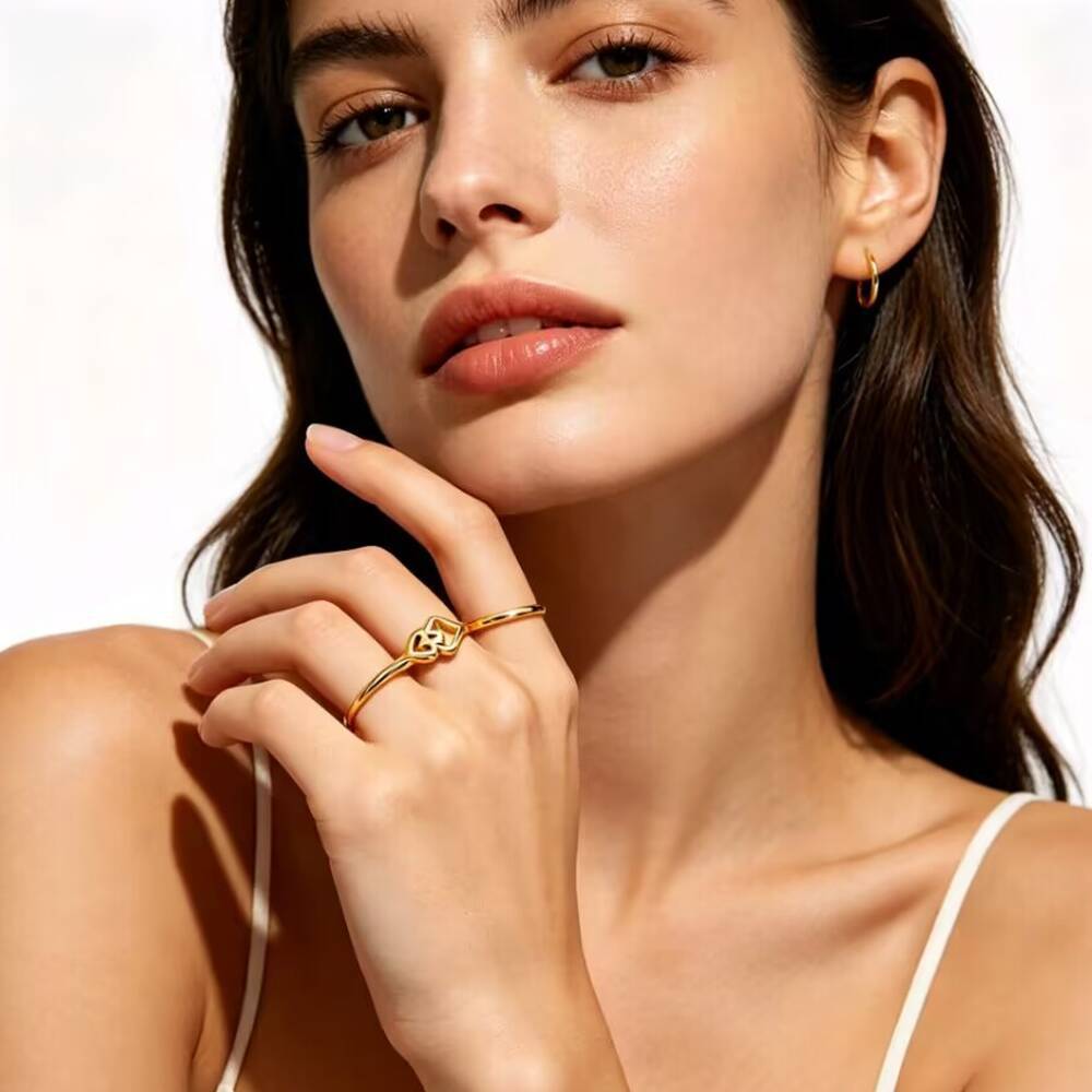 Damen Ring mit kunstvollem, minimalistischen Design Shop Nory