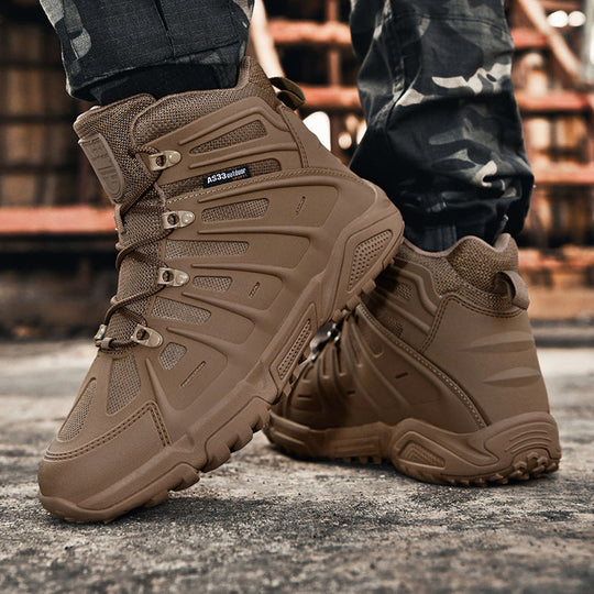 Herren taktische Schuhe mit hoher Knöchelsupport und rutschfester Sohle