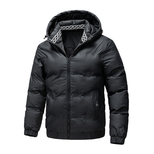 Herren Wattierte Wintersteppjacke mit Kapuze und winddichter Thermoisolierung Shop Nory