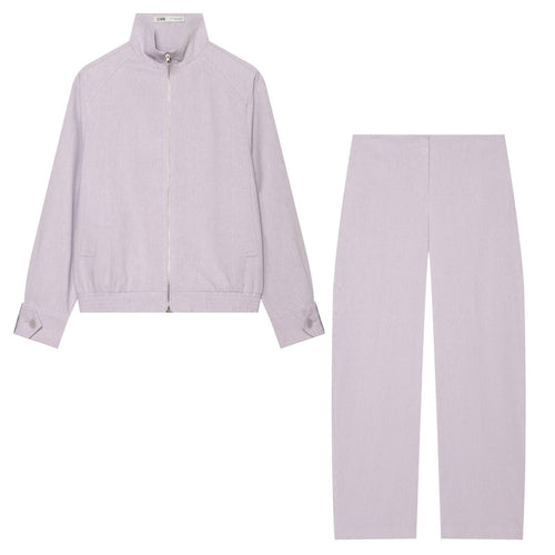 Damen Weite Leinenhose mit hoher Taille und geradem Bein Shop Nory