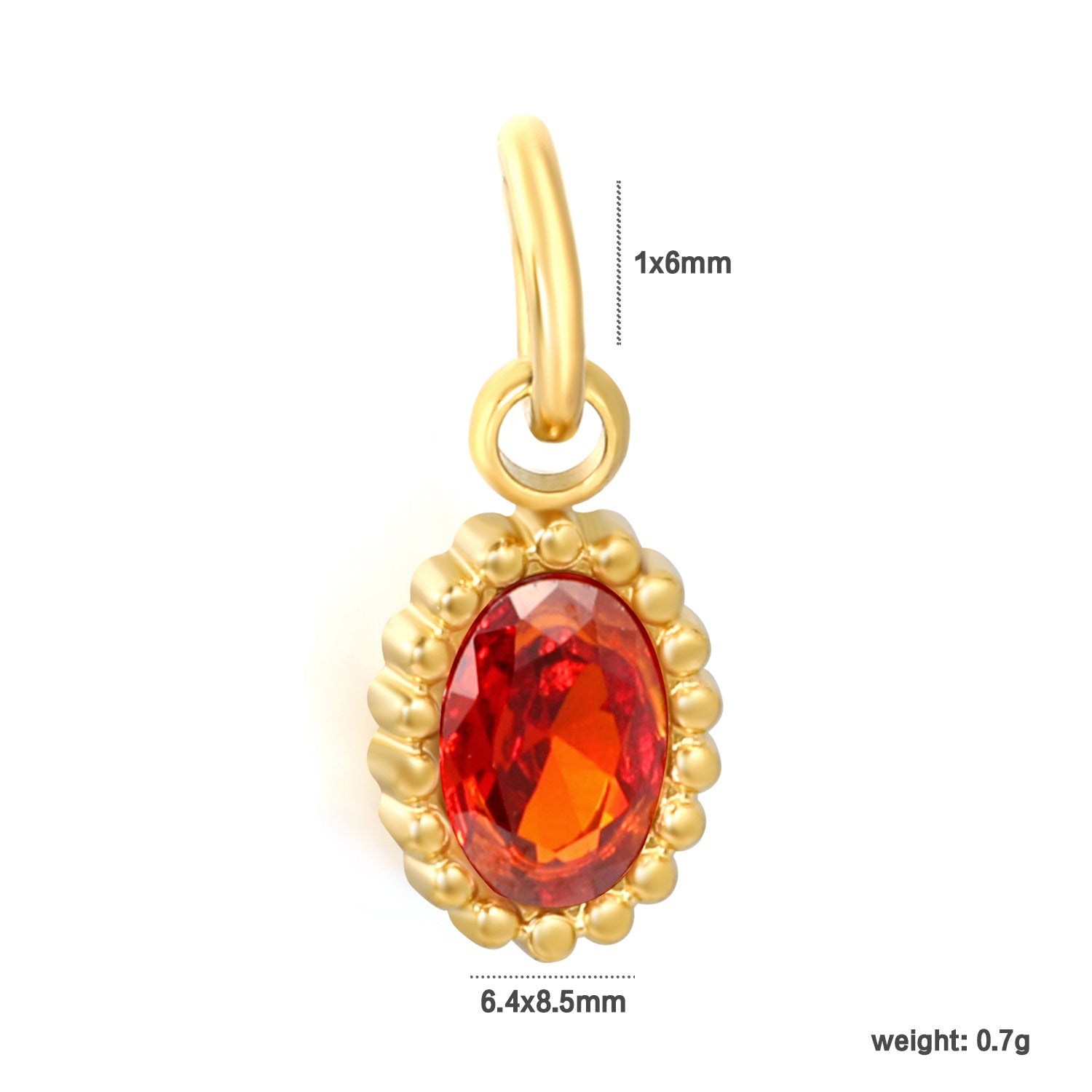 Damen Anhänger mit natürlichem Stein und goldenem Akzent Shop Nory