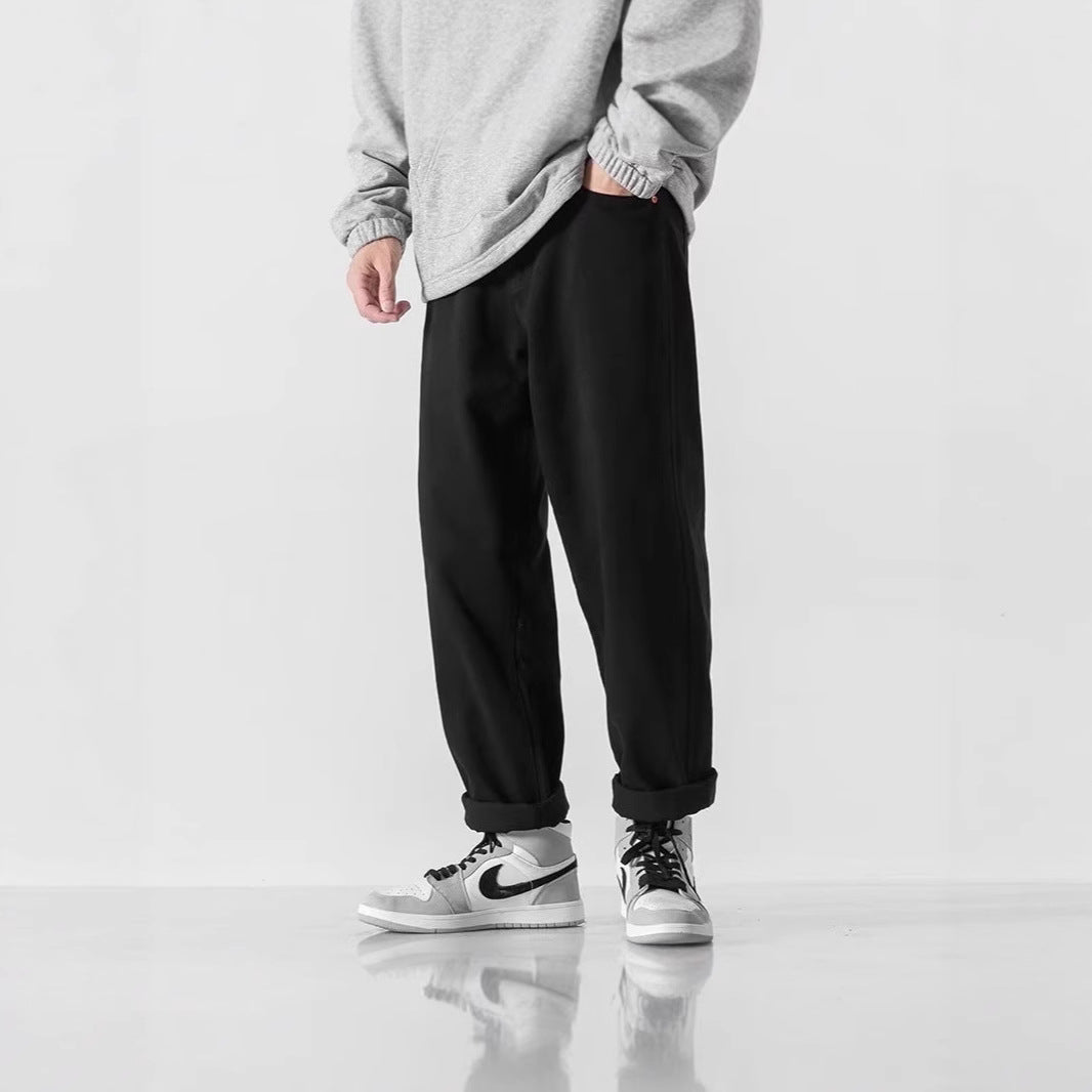 Herren Lässige Weitgeschnittene Chino-Hose Shop Nory