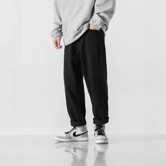 Herren Lässige Weitgeschnittene Chino-Hose Shop Nory