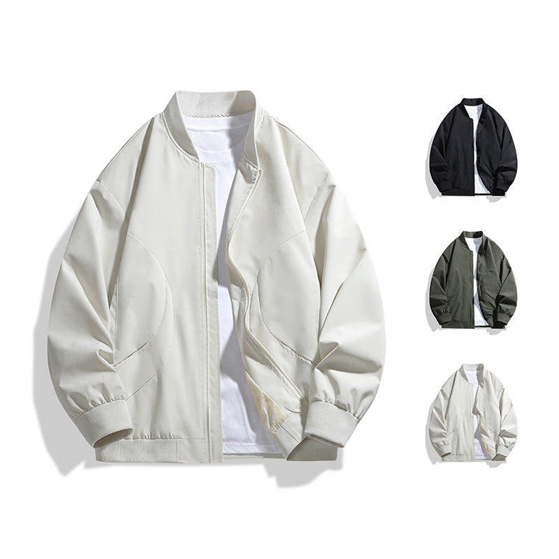 Herren Bomberjacke mit minimalistischer Steppstruktur, windabweisend und gerippten Bündchen Shop Nory