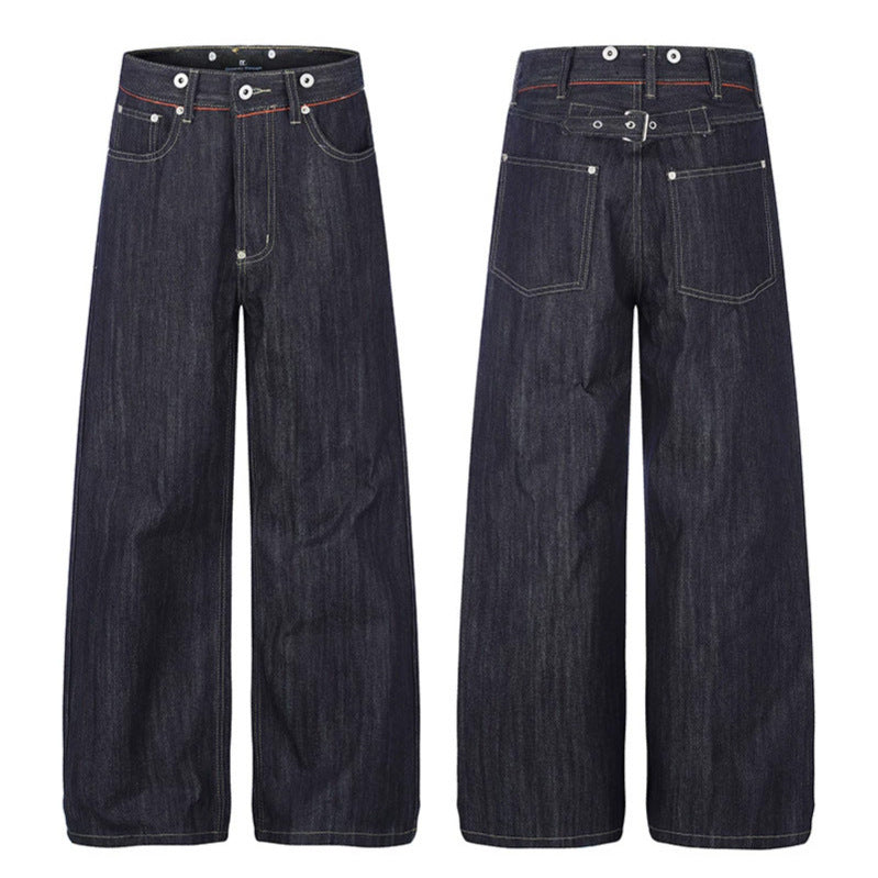 Damen Hochgeschnittene weite Denim-Palazzo-Jeans mit Five-Pocket-Schnitt Shop Nory