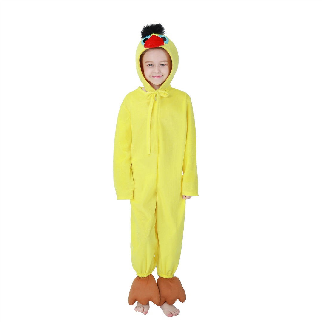 Mädchen Plüsch Entenkostüm mit Kapuze und bequemen Details Shop Nory