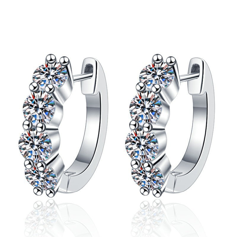 Damen Ohrringe mit funkelnden Zirkonia in elegantem Design Shop Nory