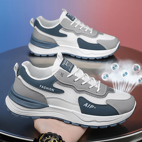 Herren Athletisch-inspirierte Plateau-Sneaker mit atmungsaktivem Mesh und griffiger Trailsohle Shop Nory