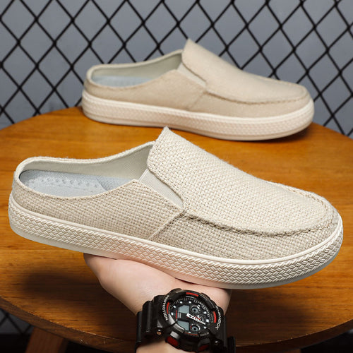 Damen nan Slip-On Mule Sneaker mit gewebtem Textil-Obermaterial und profilierter Gummisohle Shop Nory