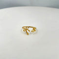 Damen Ring mit filigranem Schleifen-Design Shop Nory