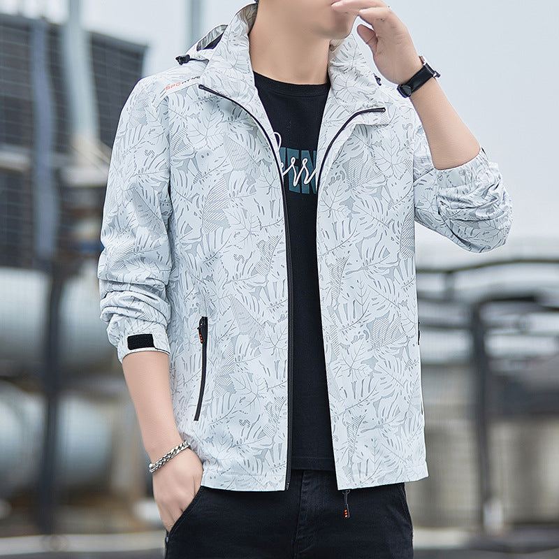 Herren Sportliche Übergangsjacke mit praktischem Kapuzendesign Shop Nory