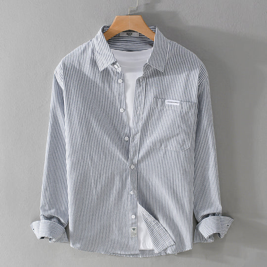 Herren Feines Cordhemd im Overshirt‑Stil mit Brusttasche, Relaxed Fit und feiner Wellenstruktur Shop Nory