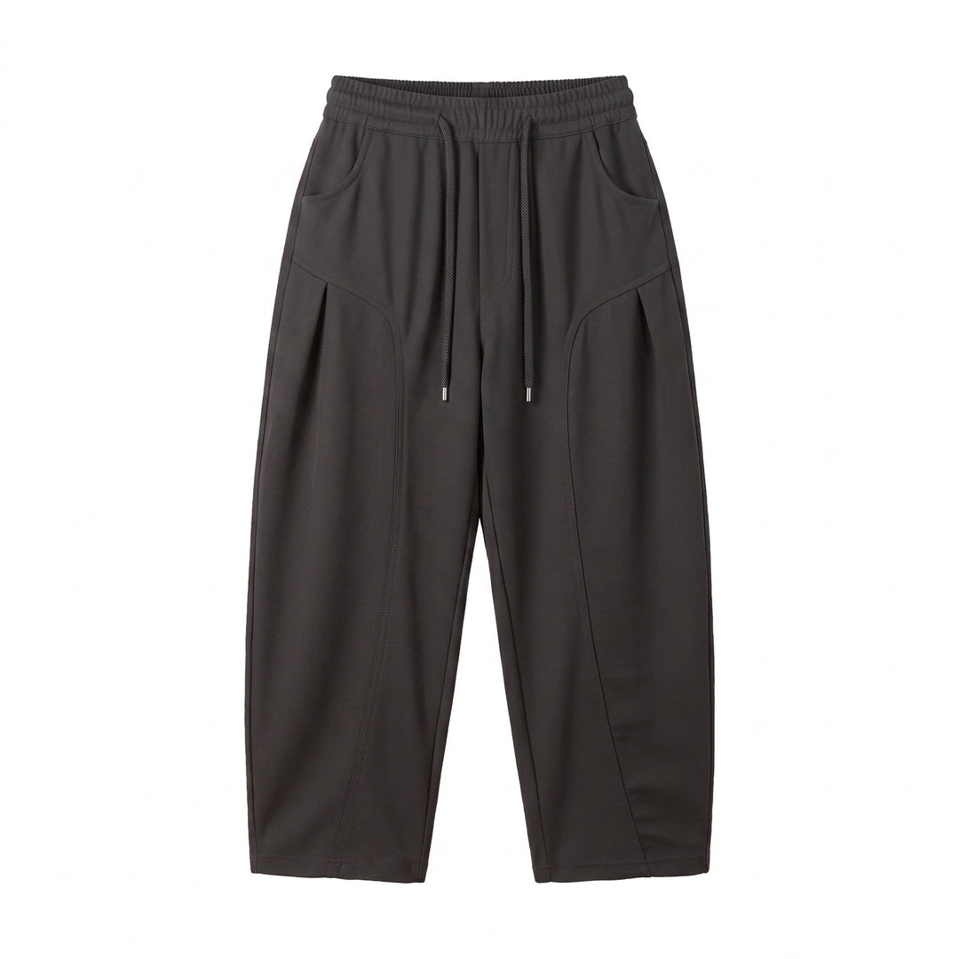Damen Cropped Jogginghose im Relaxed‑Schnitt mit Kordelzug und Ziernähten Shop Nory
