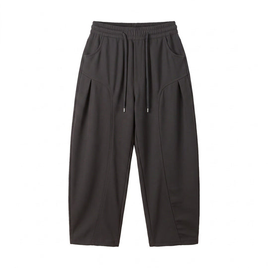 Damen Cropped Jogginghose im Relaxed‑Schnitt mit Kordelzug und Ziernähten Shop Nory