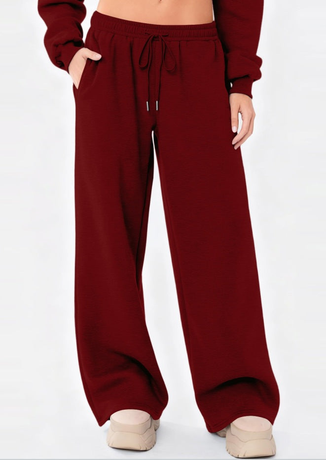 Damen nan weite Loungehose mit hohem Komfortbund, elastischem Tunnelzug und seitlichen Eingrifftaschen Shop Nory