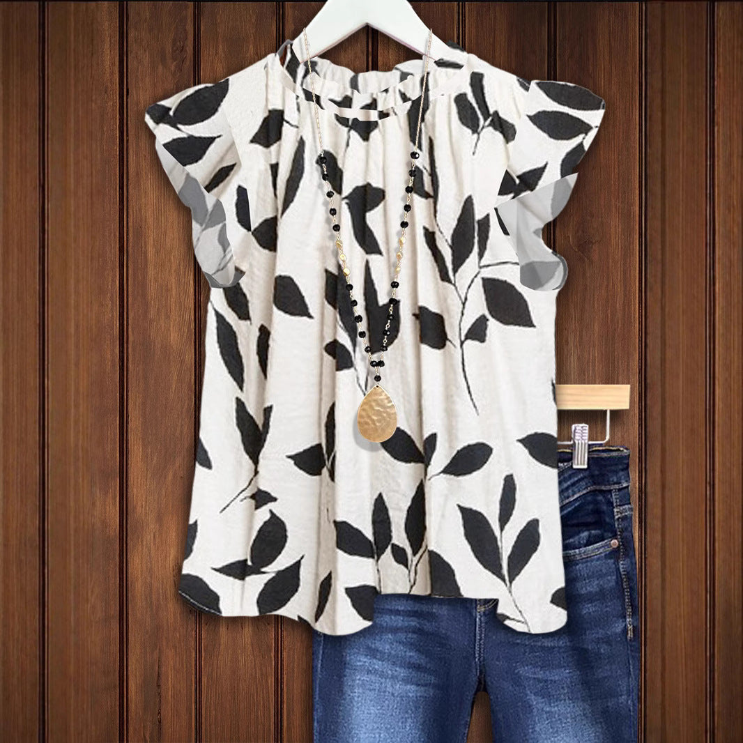Damen Bluse mit floralem Design