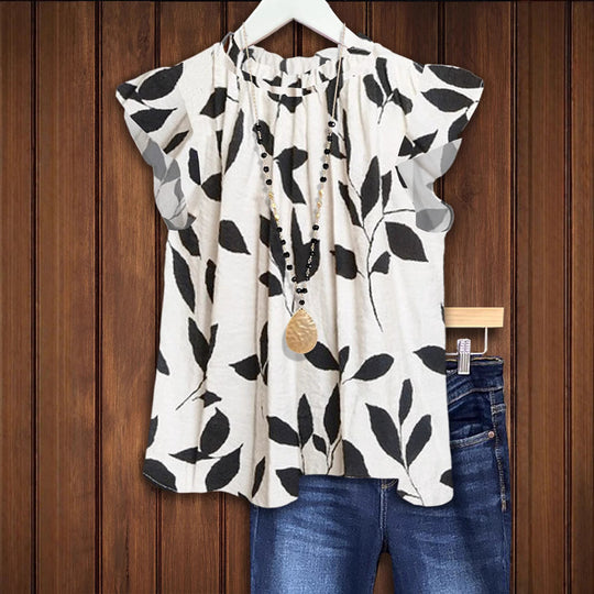 Damen Bluse mit floralem Design