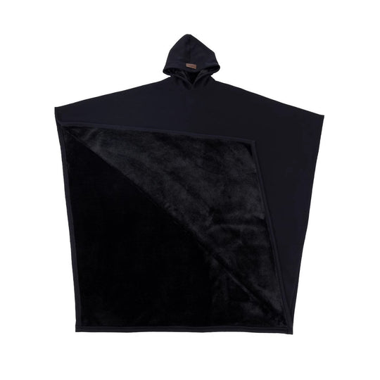 Unisex nan extra-großer Kapuzen-Poncho Kuschelüberwurf mit Mikrofleece-Innenfutter und Thermo-Wärmespeicher Shop Nory