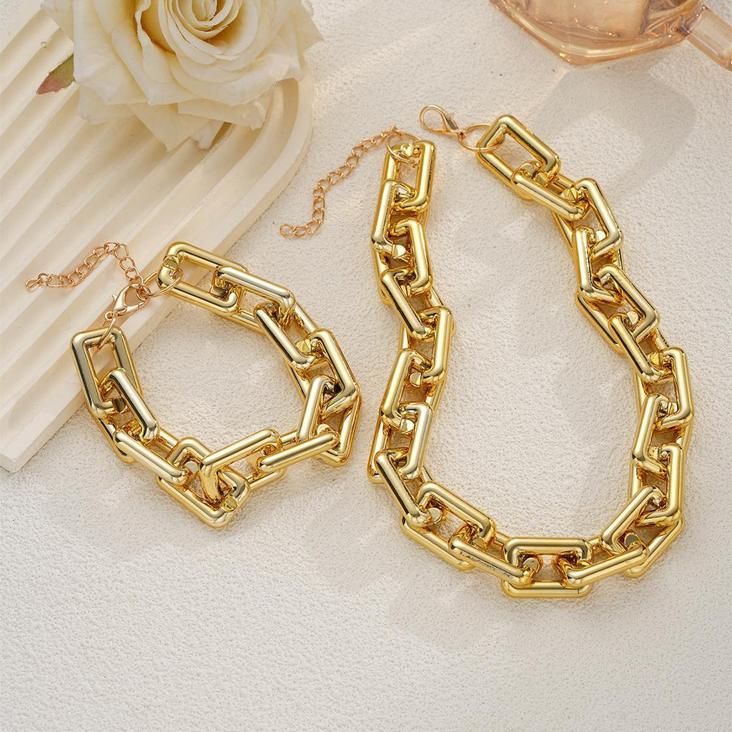 Damen Schmuckset aus massiven Gliederketten Shop Nory