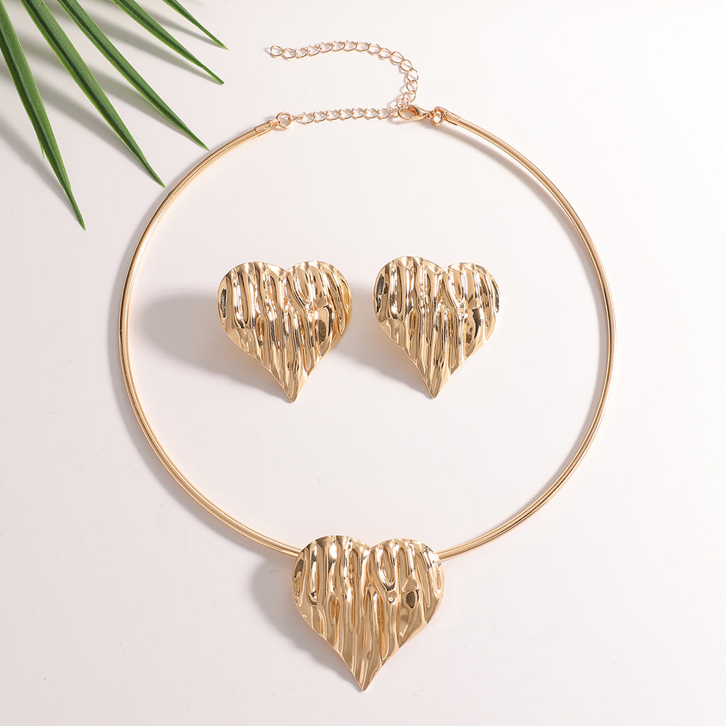 Damen Schmuckset mit Herzdesign Shop Nory