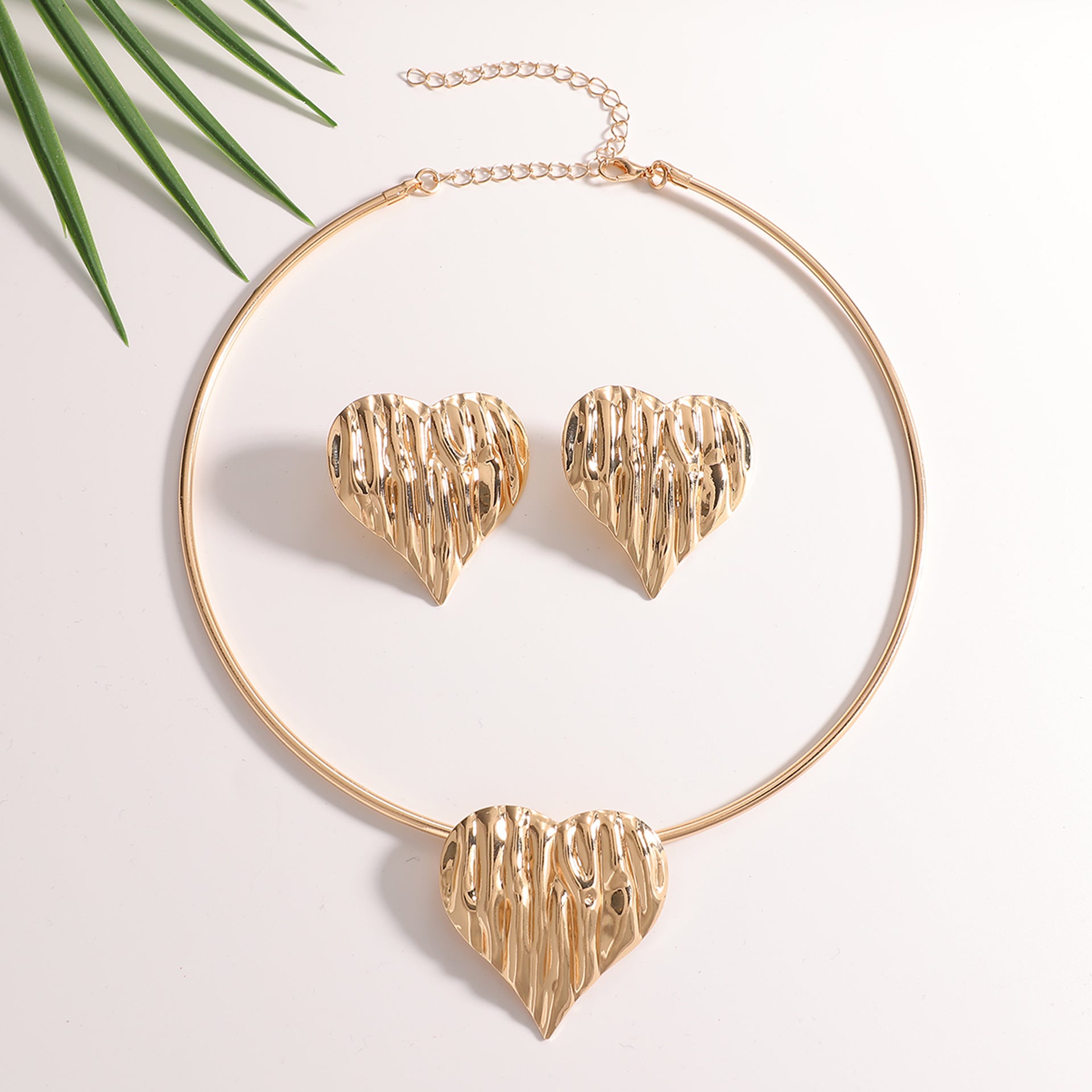 Damen Schmuckset mit Herzdesign Shop Nory