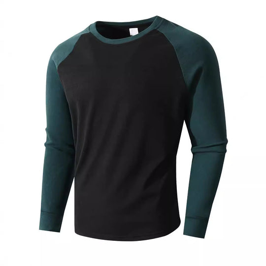 Herren Sportliches Langarmshirt mit Raglanärmeln