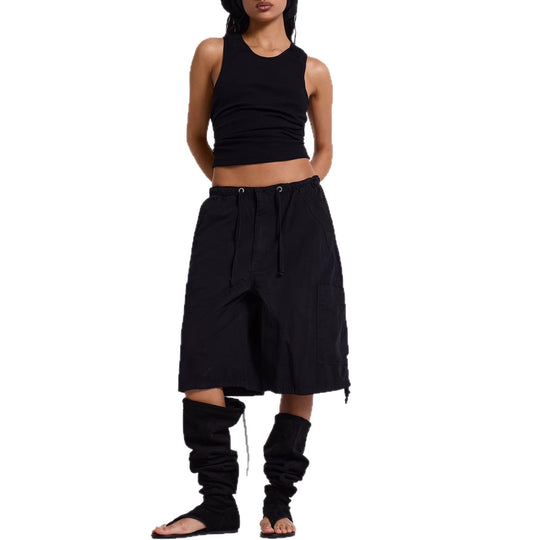 Damen lässige kurze Cargo-Shorts mit verstellbarem Bund und praktischen Taschen