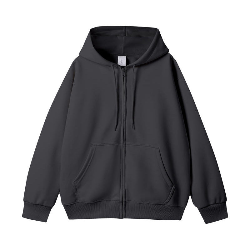 Unisex Oversize-Kapuzenjacke mit durchgehendem Reißverschluss und Kängurutasche Shop Nory