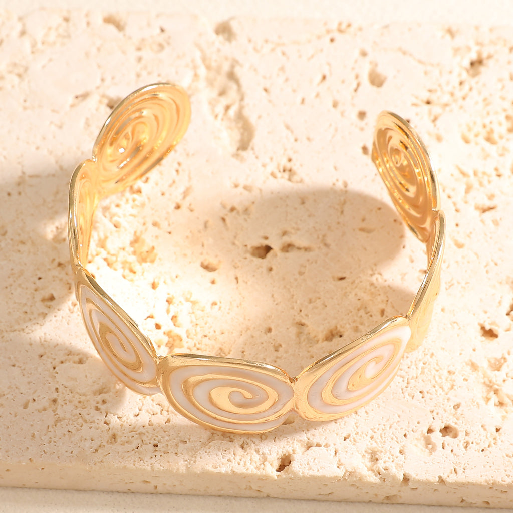Damen Armreif mit elegantem Spiraldesign Shop Nory