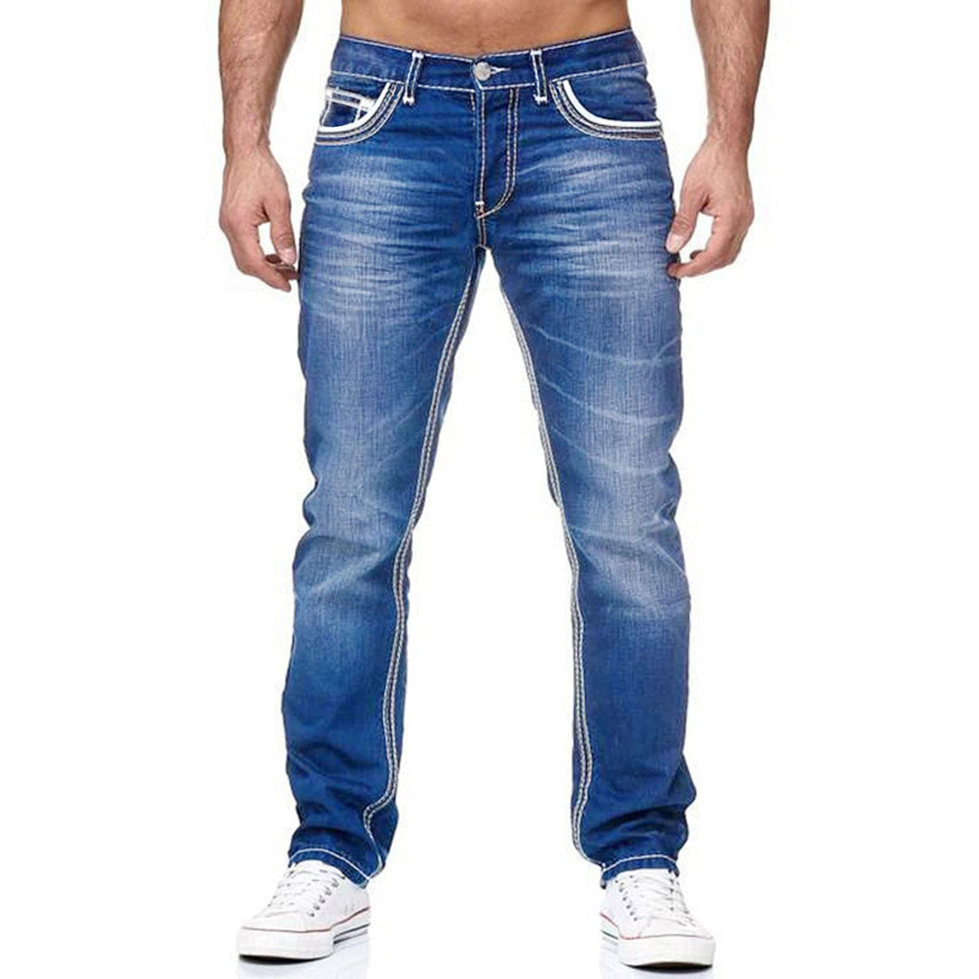 Herren Used-Style Jeans