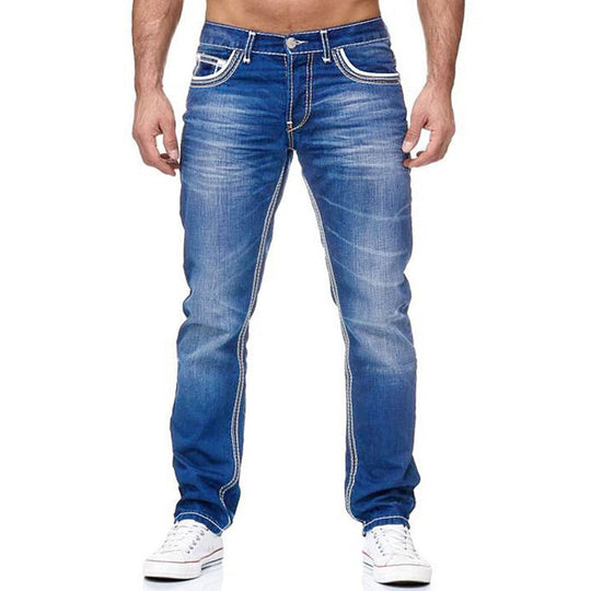 Herren Used-Style Jeans