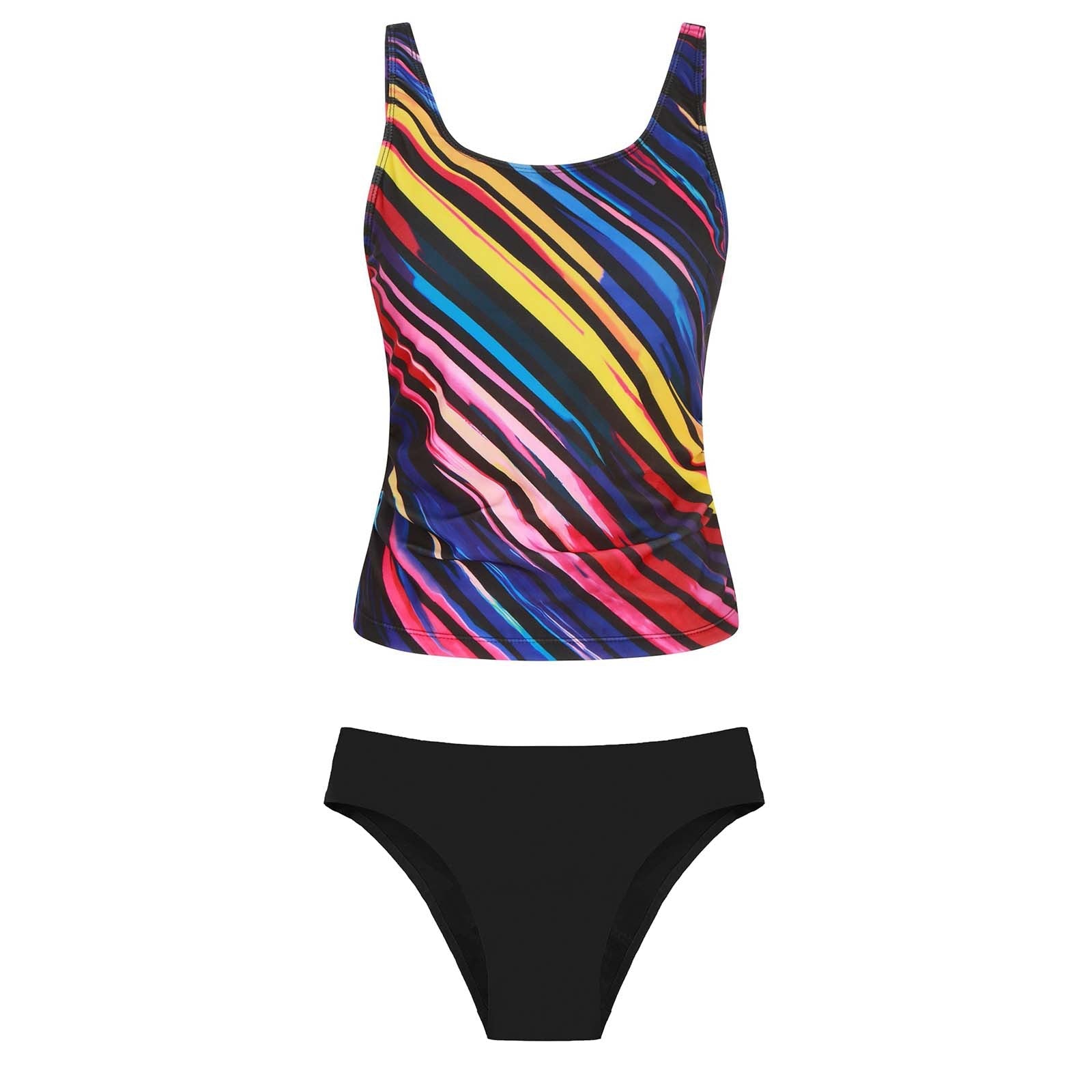 Damen Bikiniset mit floralem Oberteil und klassischem Unterteil